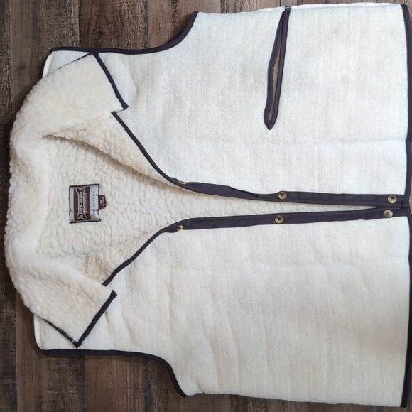 DRIZA-BONE 100% Australian Wool Collared Coat Liner Button-In Wool XXL - Picture 1 of 9